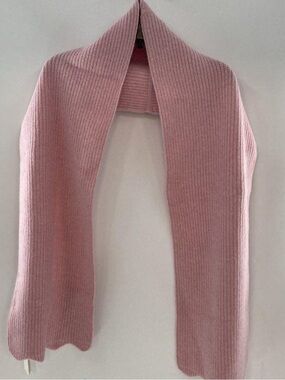 NWT - Sandro Pink Ribbed Knit Scarf
